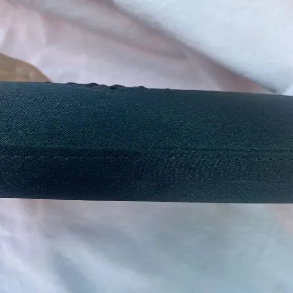 Black Evening Bag Purse Small Clutch Chain Strap​​​​​ - Picture 8 of 10